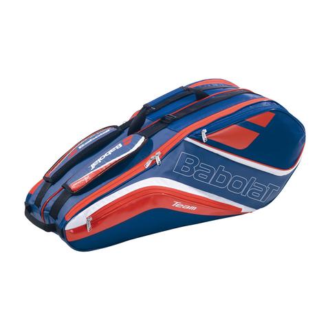 Babolat Team Line X8 Badminton Kitbag Navy Blue Red Achivr