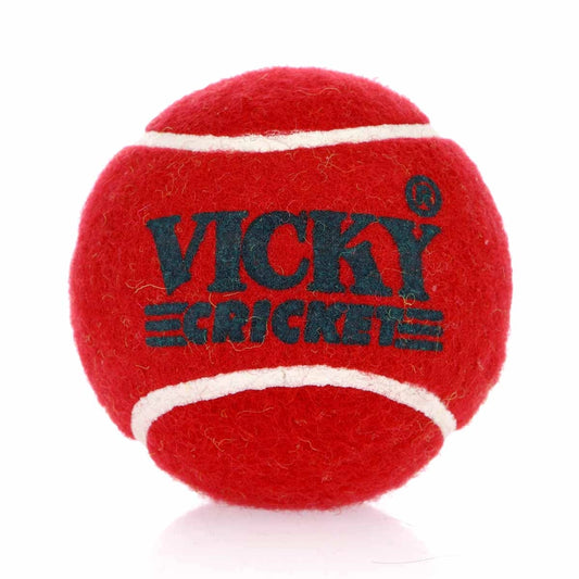 Vicky Cricket Tennis Ball | Red