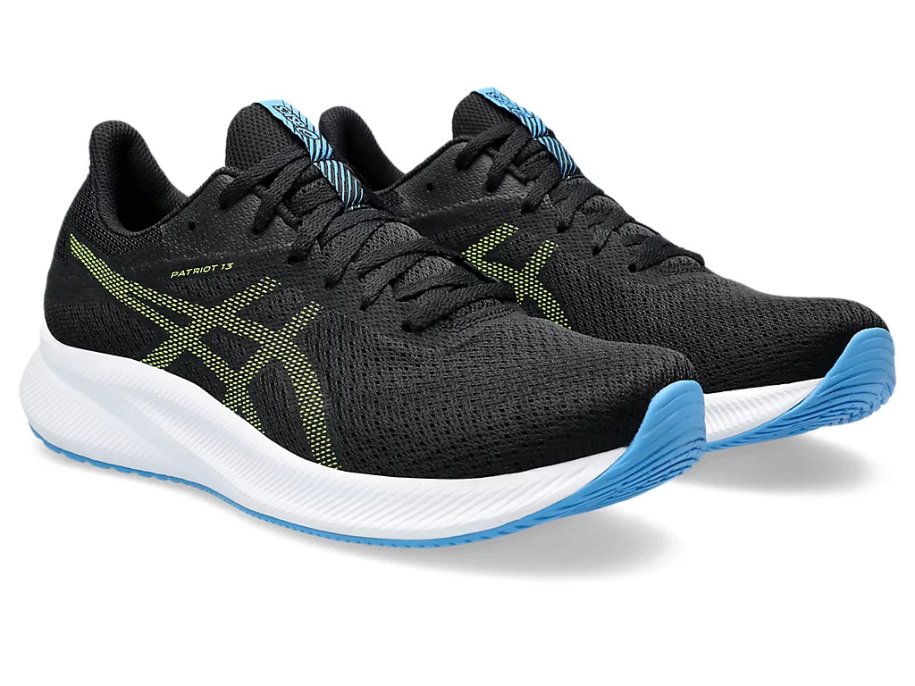 Asics Patriot 13 Men's Running Shoes | Black/Electric Lime