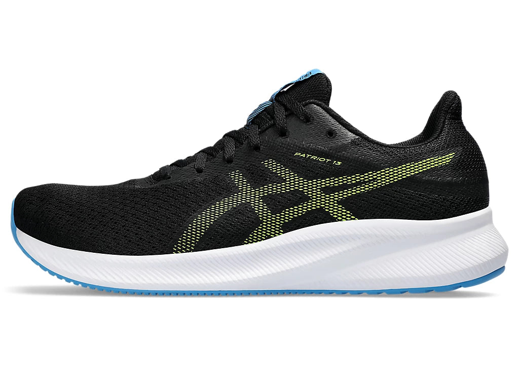 Asics Patriot 13 Men's Running Shoes | Black/Electric Lime