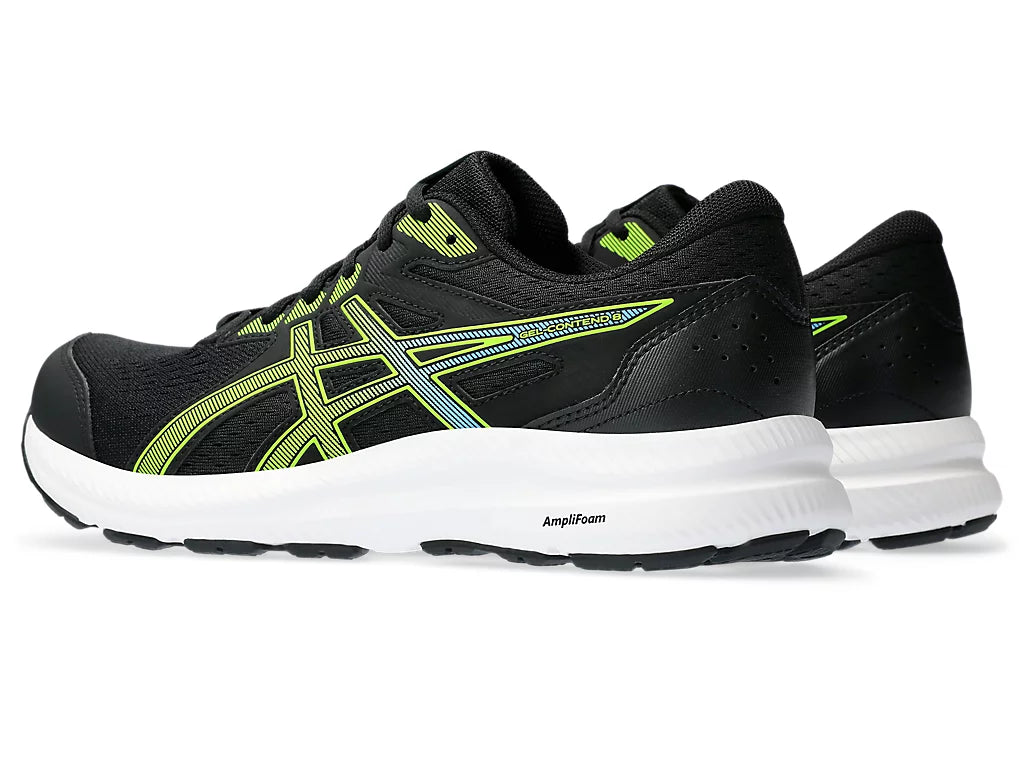 Asics Gel-Contend 8 Men's Running Shoes | Black/Electric Lime