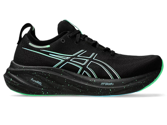 Asics Gel Nimbus 26 Men's Running Shoes | Black/Soothing Sea