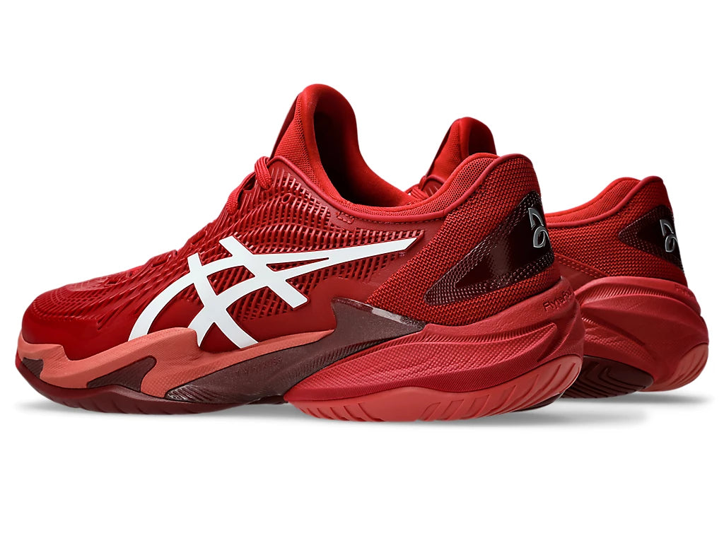 Asics Court FF 3 Novak Tennis Shoe | Cranberry/White