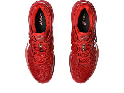 Asics Court FF 3 Novak Tennis Shoe | Cranberry/White