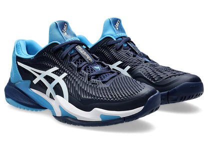 Asics Court FF 3 Novak Tennis Shoe | Blue Expanse/White