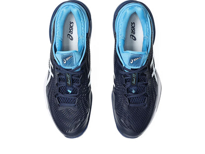 Asics Court FF 3 Novak Tennis Shoe | Blue Expanse/White