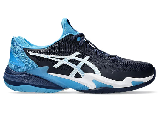 Asics Court FF 3 Novak Tennis Shoe | Blue Expanse/White