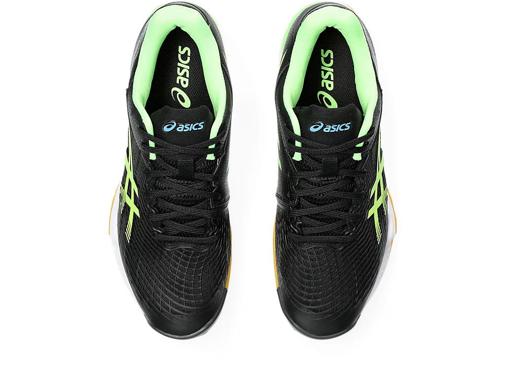 Asics Court Control FF 3 Badminton Shoe - Black/Lime Burst