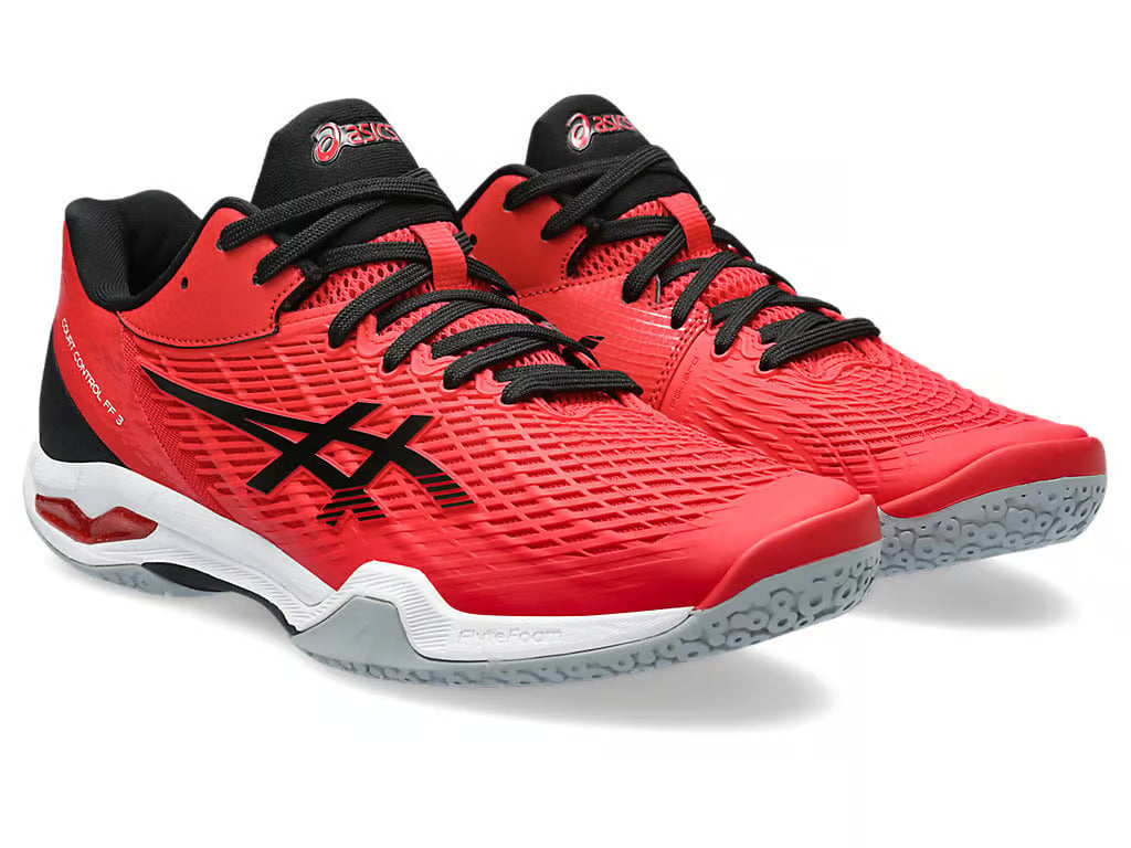 Asics Court Control FF 3 Badminton Shoe - Classic Red/Black