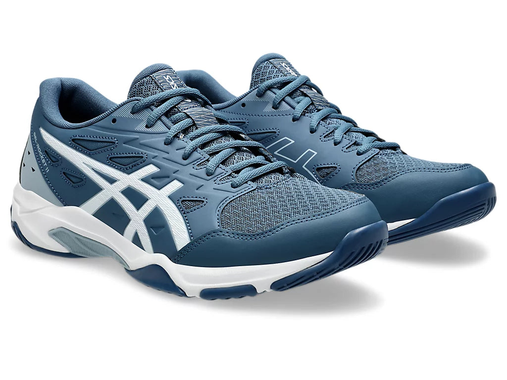 Asics Gel Rocket 11 Badminton Shoe | Vintage Indigo/White