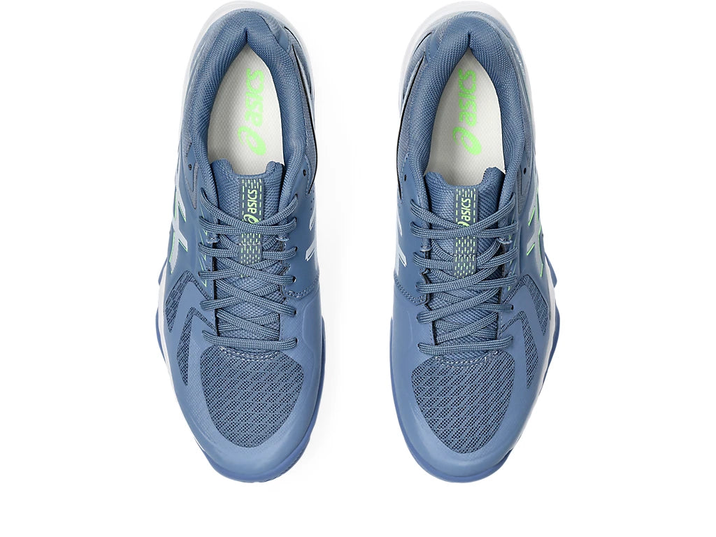 Asics Blade FF Badminton Shoes - Denim Blue/Lime Burst