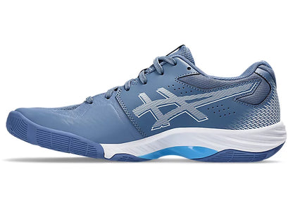 Asics Blade FF Badminton Shoes - Denim Blue/Lime Burst