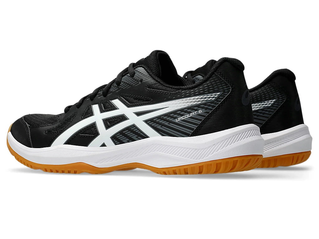 Asics Upcourt 6 Badminton Shoes | Black/White