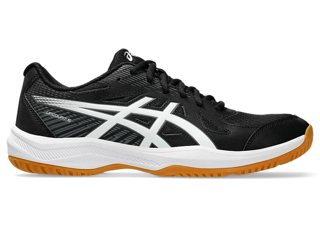 Asics Upcourt 6 Badminton Shoes | Black/White