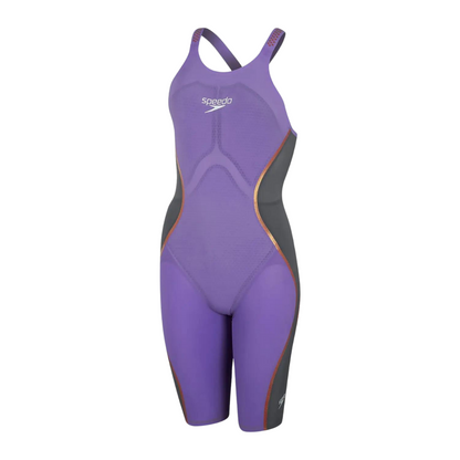 Speedo Women's Fastskin LZR Pure Intent Purple Reign Openback Kneeskin