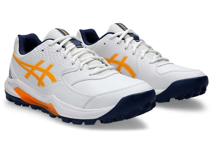 Asics Gel Lethal Field 2 Men's Cricket Shoes | White/Stadium Orange