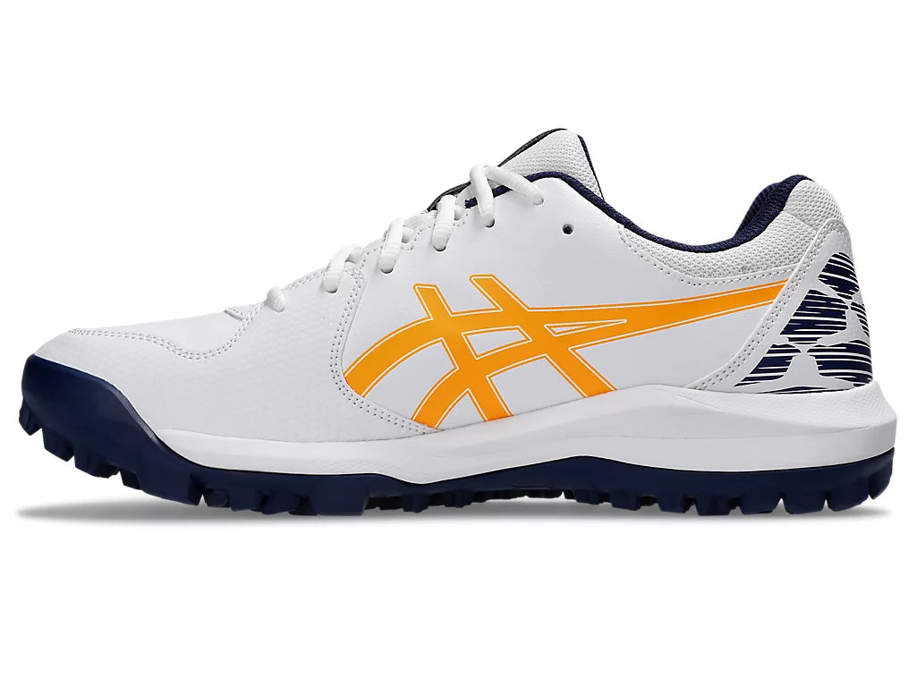 Asics Gel Lethal Field 2 Men's Cricket Shoes | White/Stadium Orange