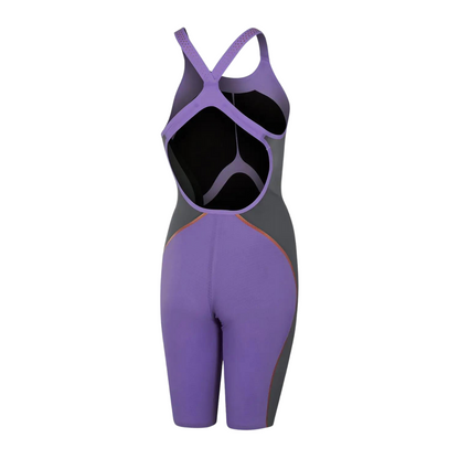 Speedo Women's Fastskin LZR Pure Intent Purple Reign Openback Kneeskin