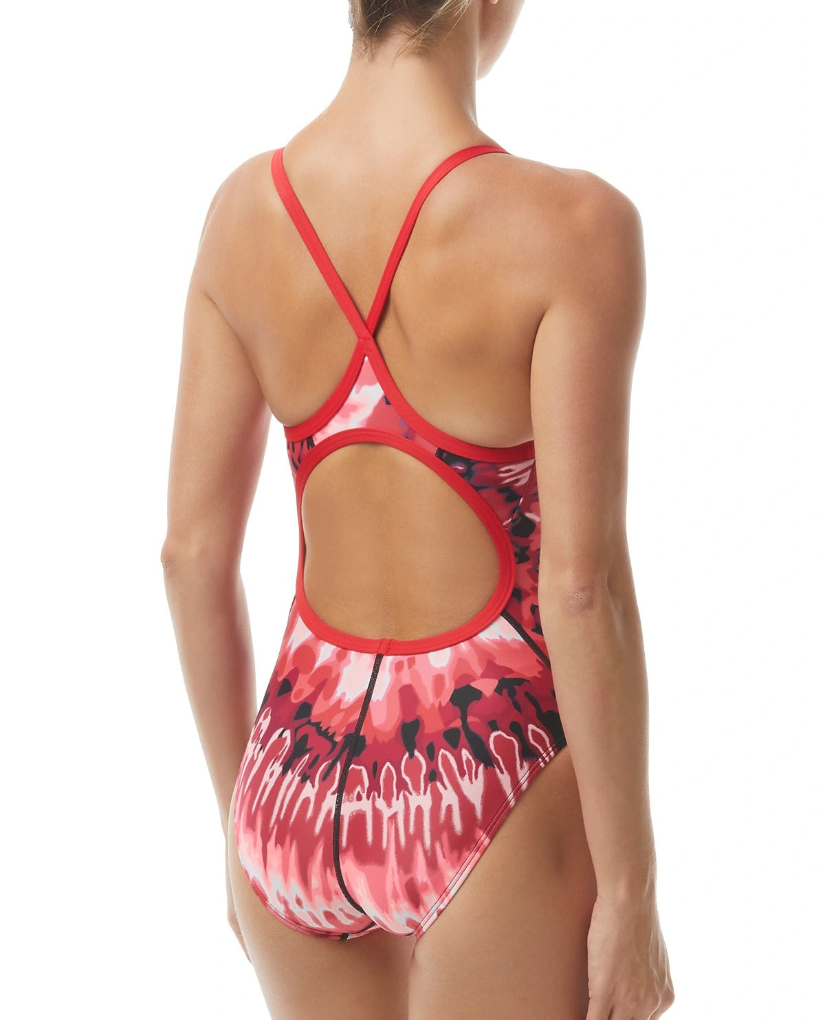 TYR Women's Bohemian Durafast Elite Diamondfit Swimsuit | Red