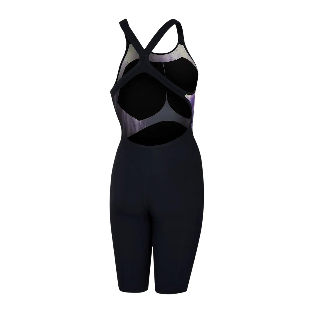 Speedo Women's Fastskin LZR Pure Valor Openback Cosmic Storm Kneeskin