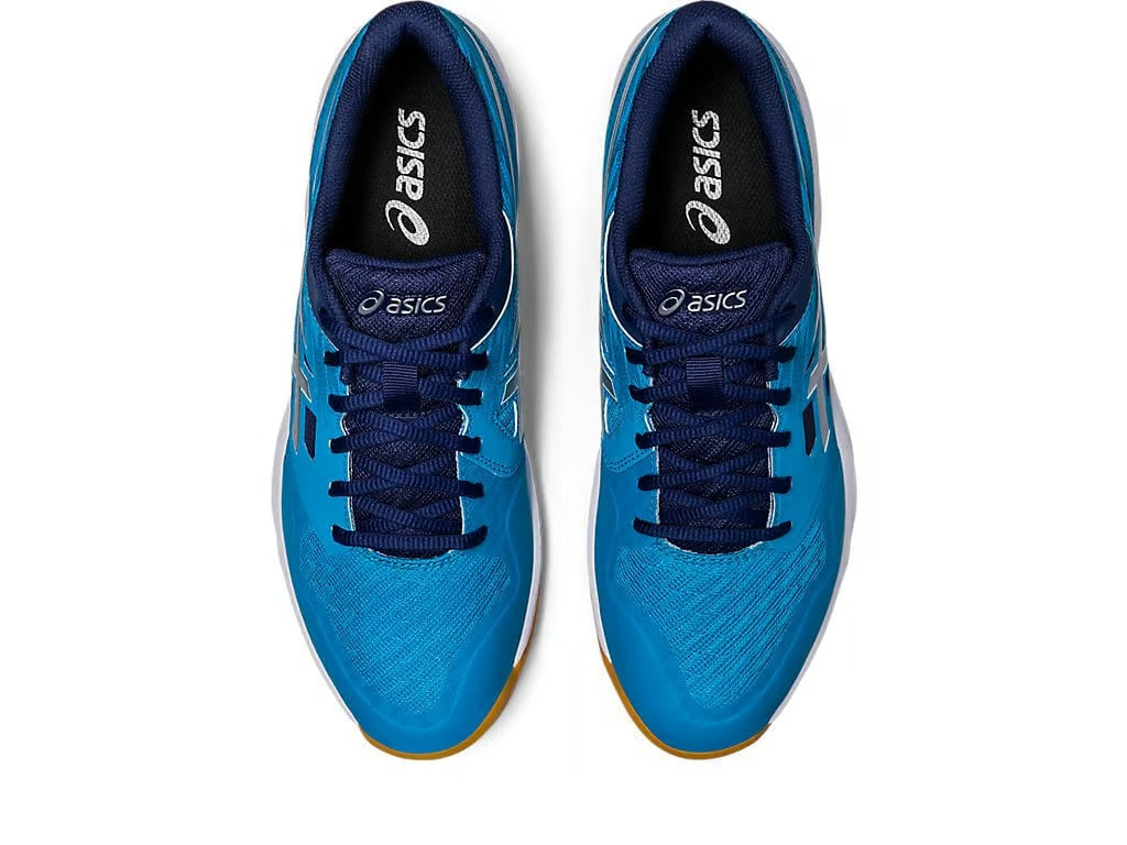 Asics Gel Court Hunter 3 Badminton Shoes - Island Blue/Pure Silver