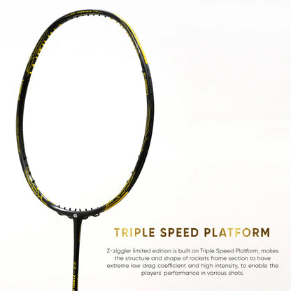 Apacs Z-Ziggler Limited Edition Badminton Racket (Unstrung) | Black/Yellow