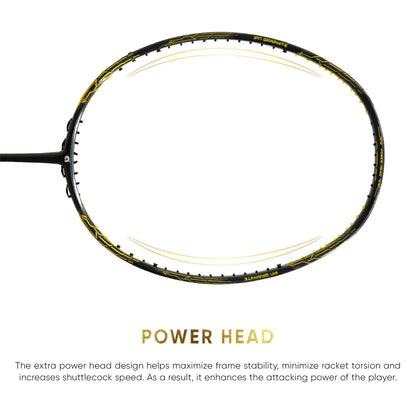 Apacs Z-Ziggler Limited Edition Badminton Racket (Unstrung) | Black/Yellow