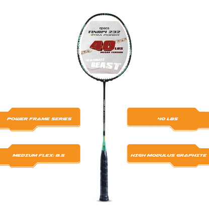 Apacs Finapi 232 Xtra Power Badminton Racket (Unstrung)