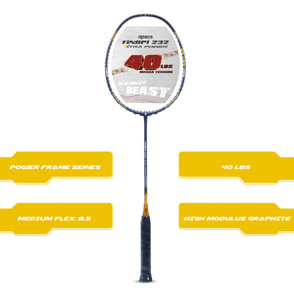 Apacs Finapi 232 Xtra Power Badminton Racket (Unstrung)