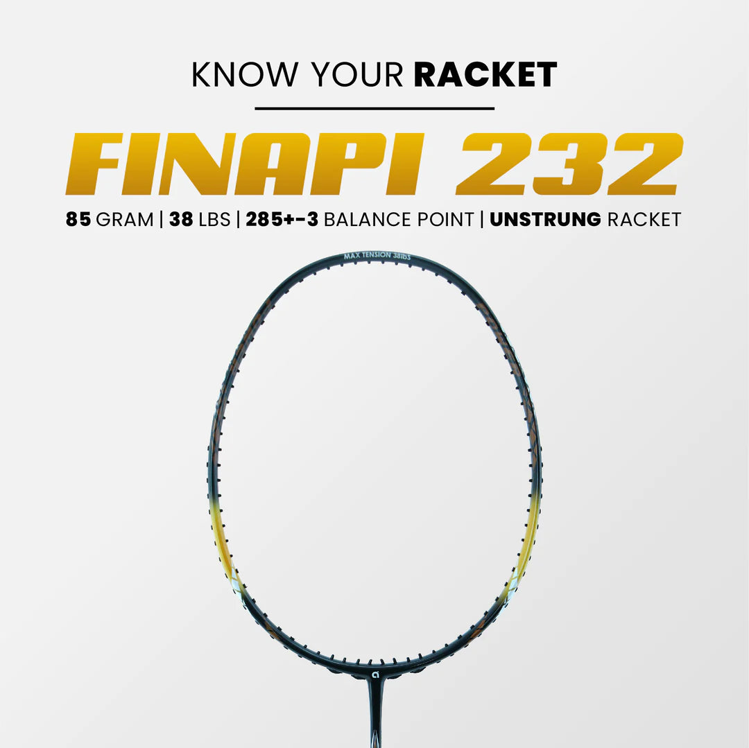 Apacs Finapi 232 Badminton Racket (Unstrung)