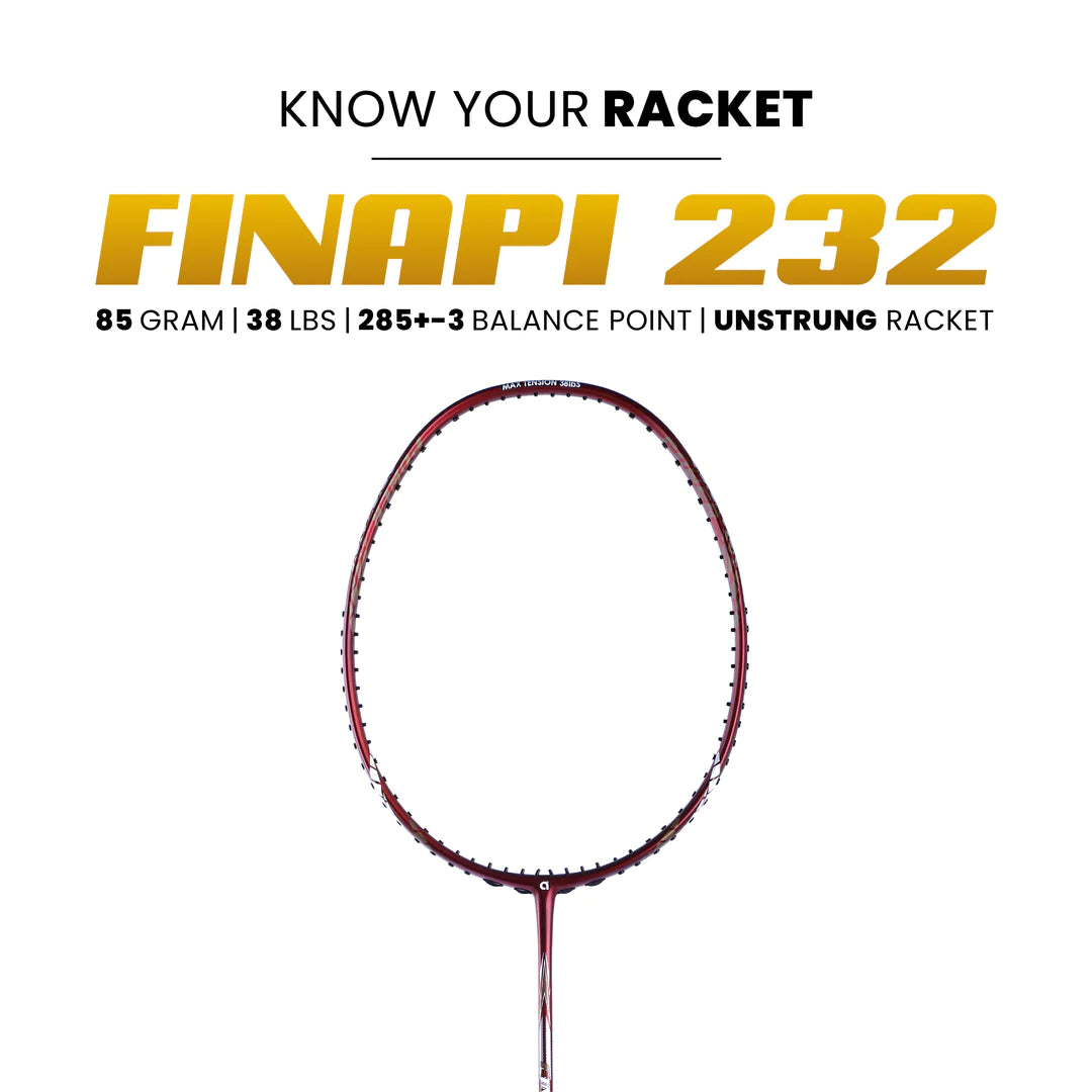 Apacs Finapi 232 Badminton Racket (Unstrung)