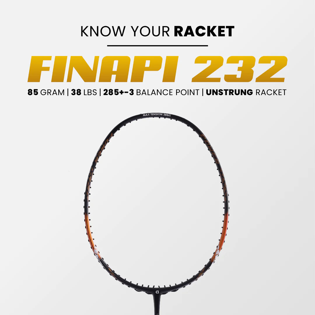 Apacs Finapi 232 Badminton Racket (Unstrung)