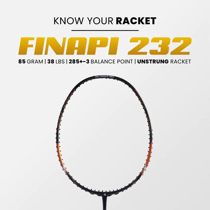 Apacs Finapi 232 Badminton Racket (Unstrung)