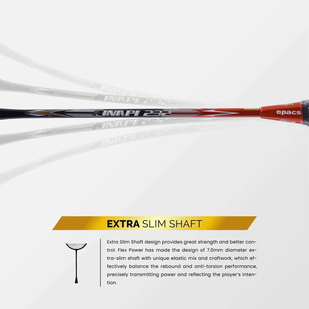 Apacs Finapi 232 Badminton Racket (Unstrung)