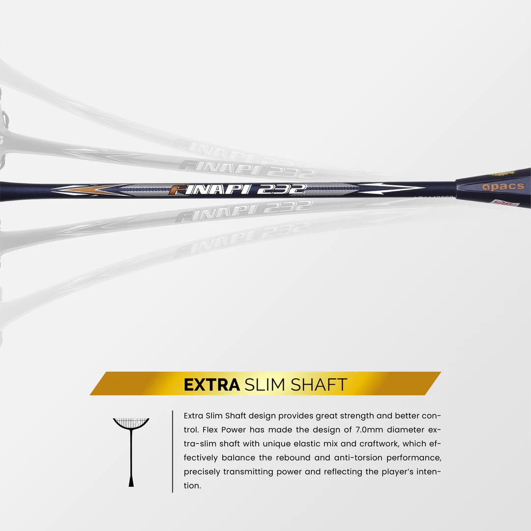 Apacs Finapi 232 Badminton Racket (Unstrung)