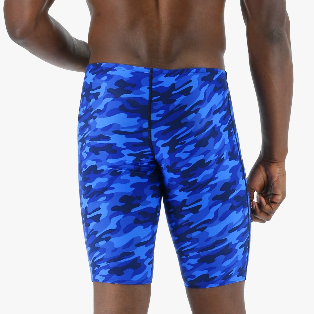 TYR Durafast Elite Men's Blackout Camo Jammer Swimsuit | Blue