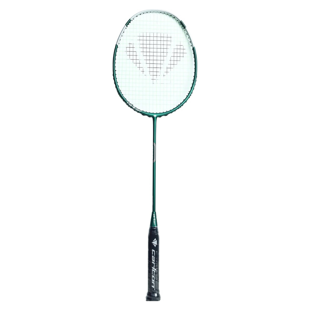 Carlton Zero 008i Badminton Racket (Unstrung) | Matt Black/Green