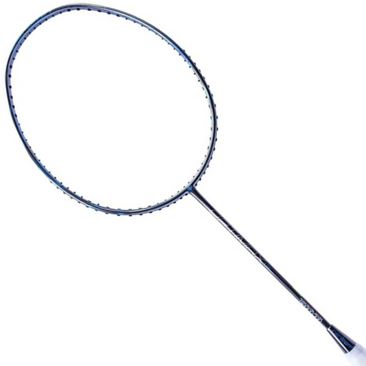 Carlton Optimax Lite Badminton Racket (Unstrung) | Metallic Graphite/Candy Blue