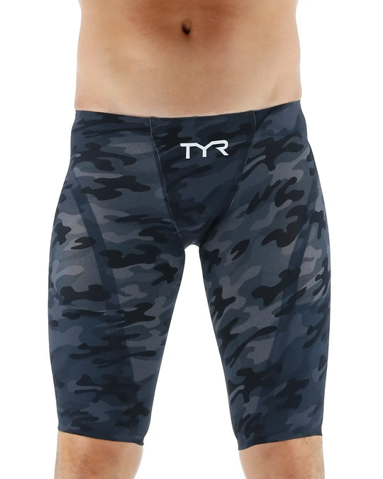 TYR Men's Venzo Camo HW Jammer Swimsuit | Black