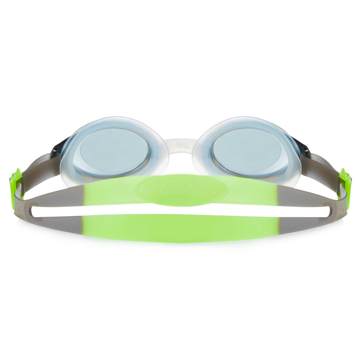 Zoggs Bondi Swimming Goggles | White/Blue - Lime/Tinted Smoke Lens