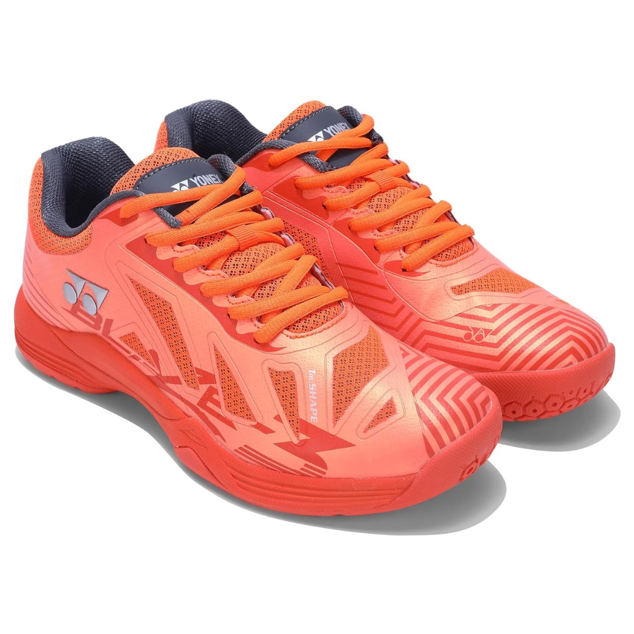 Yonex Blaze 3 Badminton Shoes | Hyper Orange/Midnight Turquoise