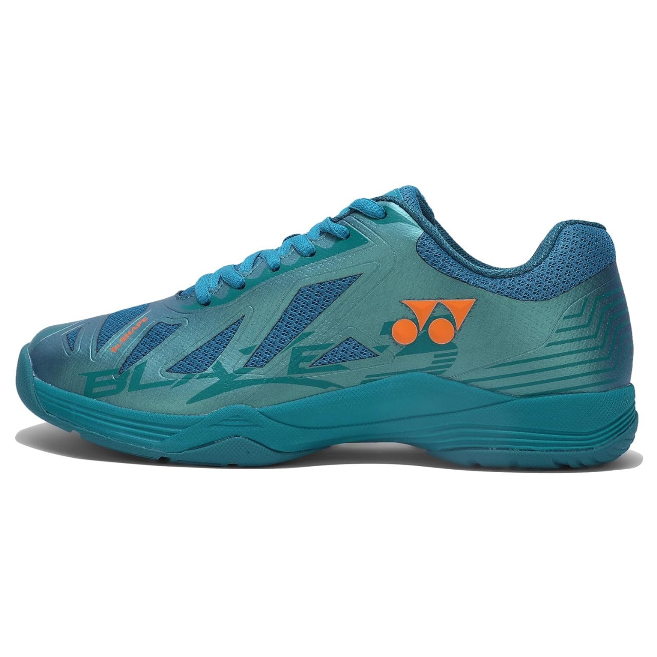 Yonex Blaze 3 Badminton Shoes | Neptune Green/Midnight Turquoise/Hyper Orange