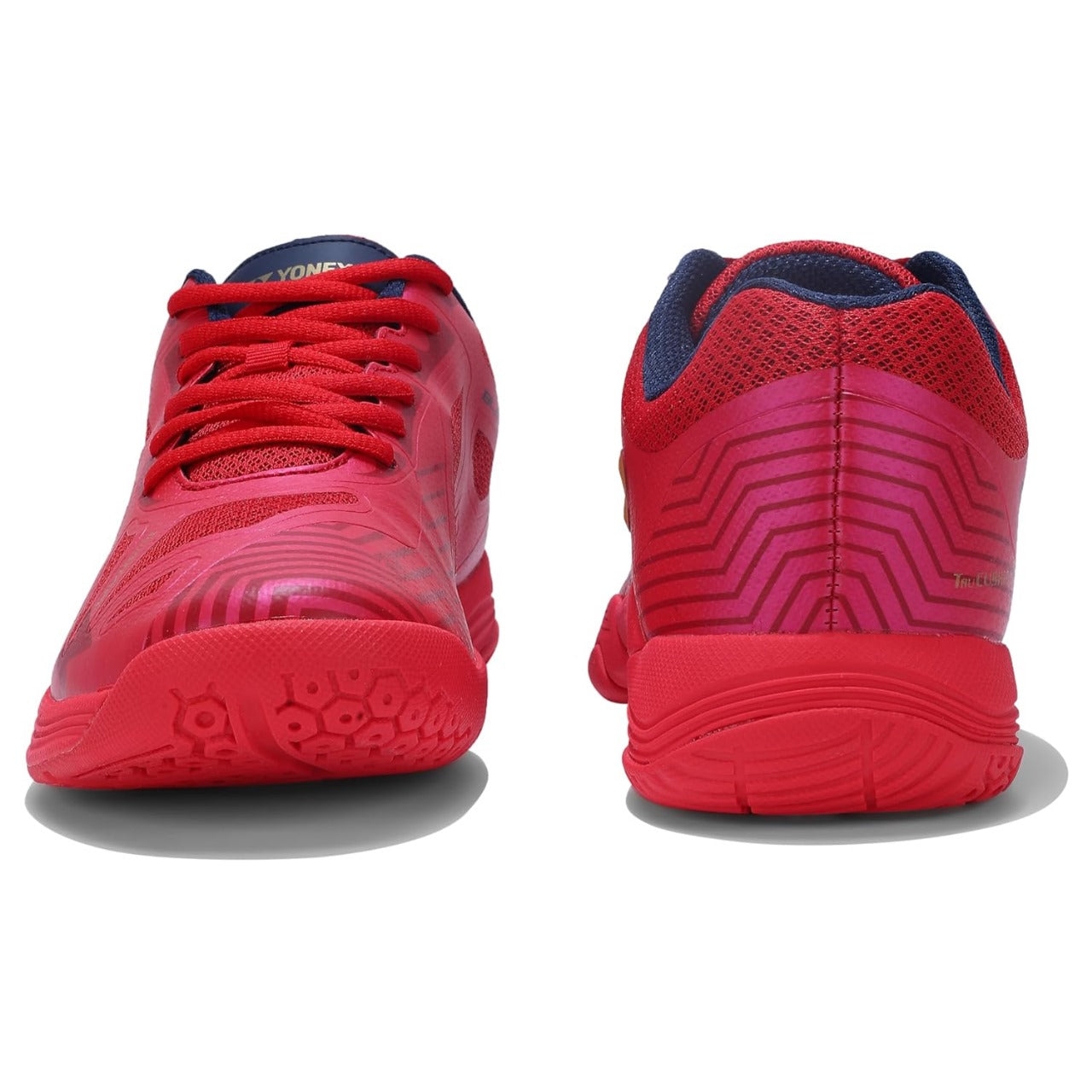 Yonex Blaze 3 Badminton Shoes | Red/Dark Ink/Gold