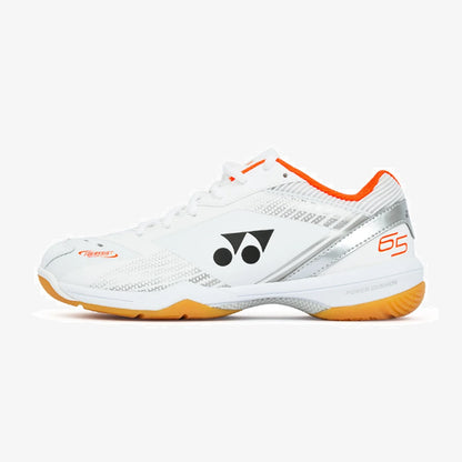 Yonex Power Cushion 65 Z3 Wide Badminton Shoe - White/Orange