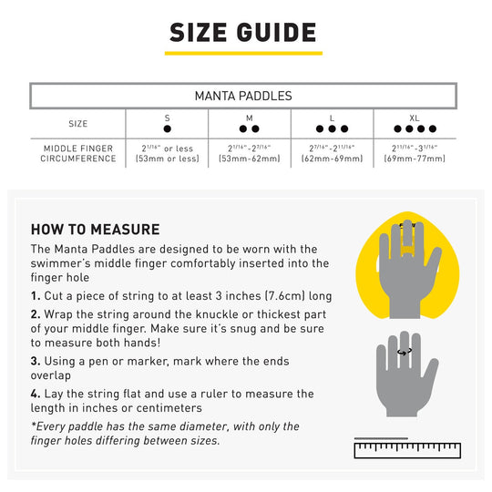 Finis Manta Swim Paddles