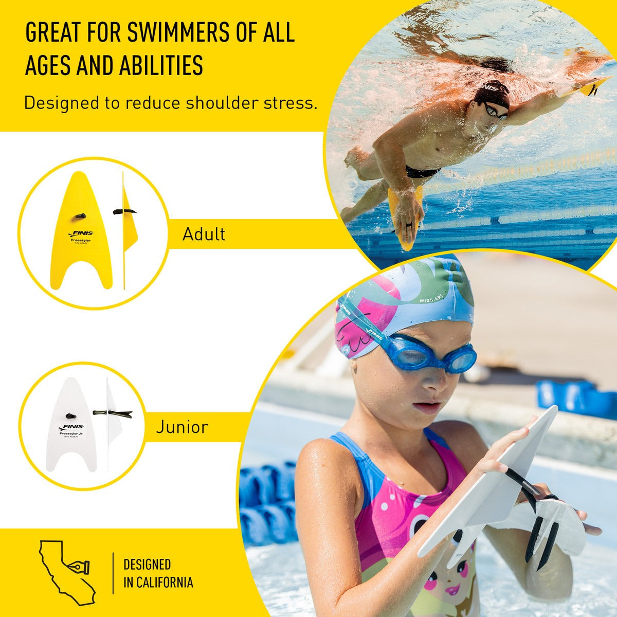 Finis Freestyle Paddles - Junior