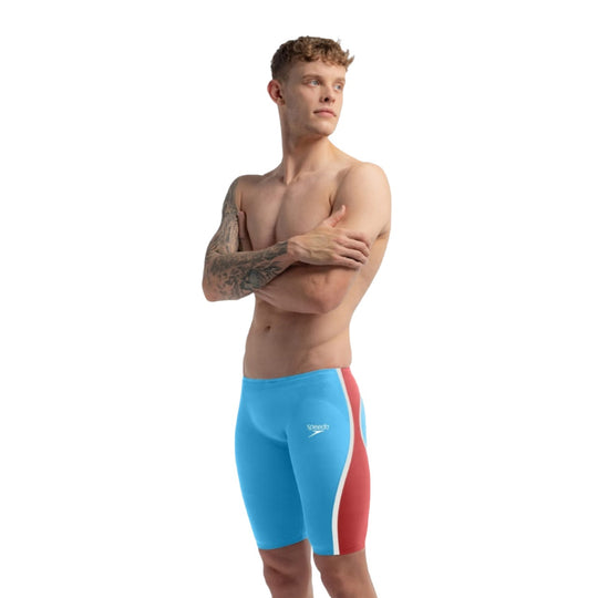 Speedo Men's Fastskin LZR Pure Intent 2.0 Jammer | Blue/Red