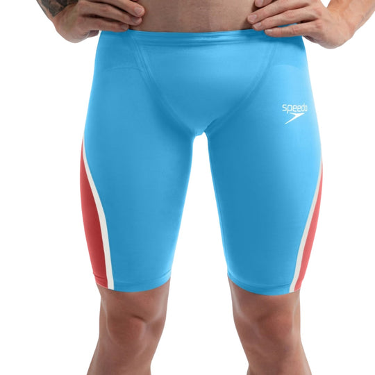 Speedo Men's Fastskin LZR Pure Intent 2.0 Jammer | Blue/Red