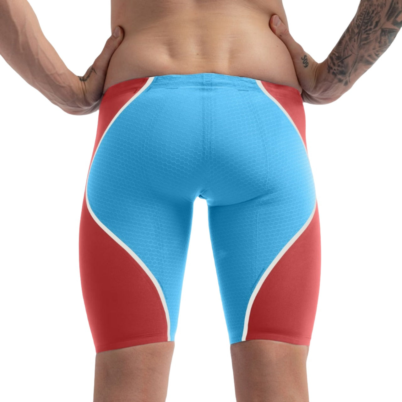 Speedo Men's Fastskin LZR Pure Intent 2.0 Jammer | Blue/Red