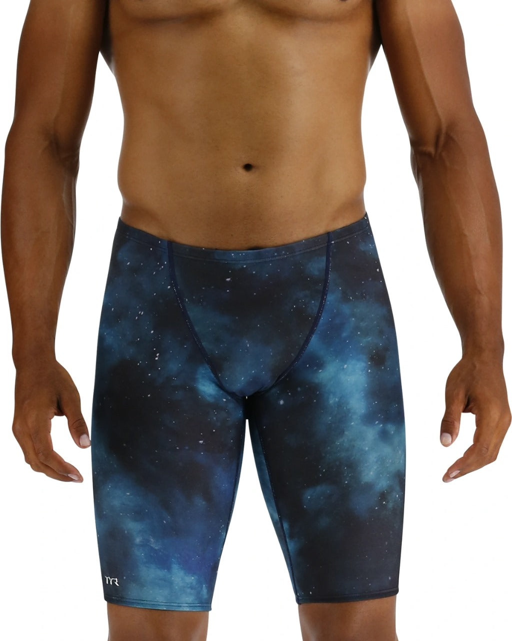 TYR Durafast Elite Men's Cosmic Night Jammer | Teal-Multi